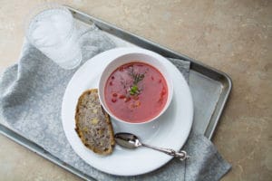 Strawberry-Tomato Gazpacho